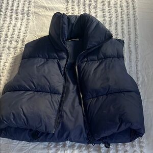 Navy Puffer Vest
